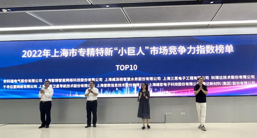 2022年上海市专精特新 小巨人 企业市场竞争力指数发布会顺利召开